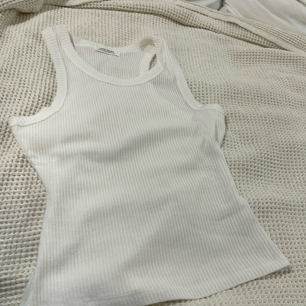 All white 12th tribe tank